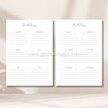 Personalized A5 Spiral Bound Academic Diary Planner